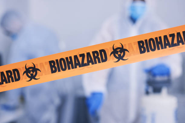 Professional Biohazard Cleanup technician working in Westfield, PA